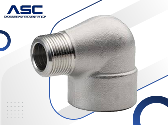 ASTM A182 SS 316H Threaded _ Screwed Street Elbow